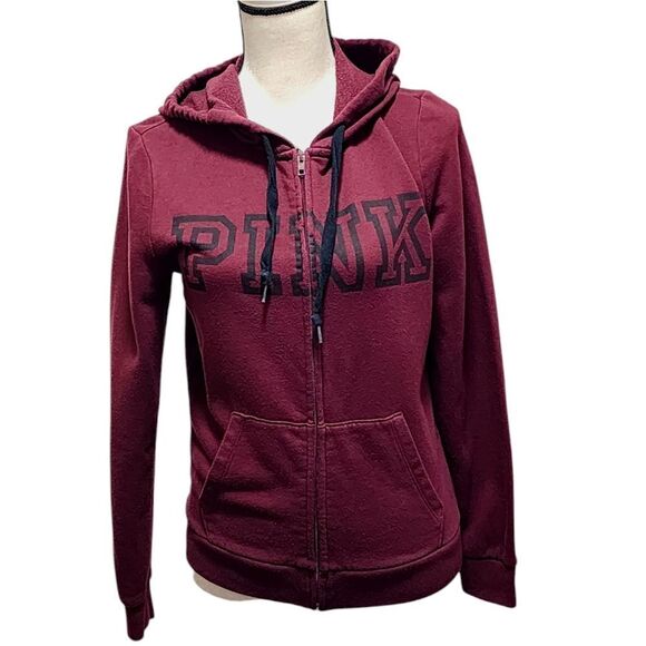 Victoria's secret pink full zip hoodie - Picture 1 of 4